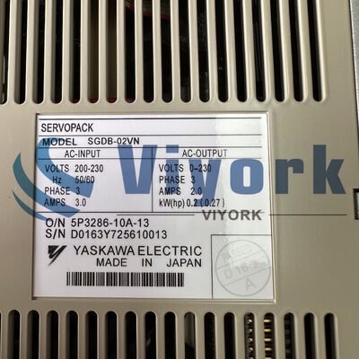 Yaskawa SGDB-02VN SERVO DRIVE 200-230VAC 50/60HZ 3AMP NEW