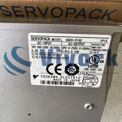 NEW Yaskawa SGDH-01AE SERVO DRIVE 200-230V IN 0-230V 100W OUT SERVOPACK
