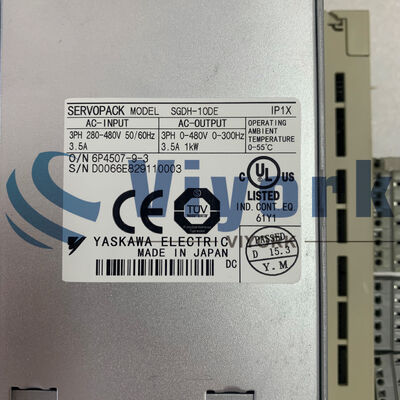 Yaskawa SGDH-10DE 3.5AMP 3PHASE 400VAC 1KW NEW